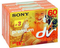 Sony MINI DV PREMIUM 3 PK (3DVM60PR) Sony MINI DV PREMIUM 3 PK (3DVM60PR)